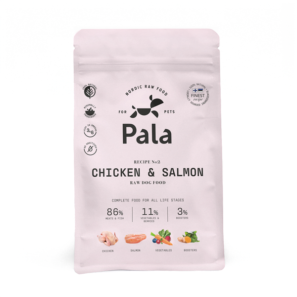 PALA gedroogd hondenvoer - recept # 2 Kip & Zalm