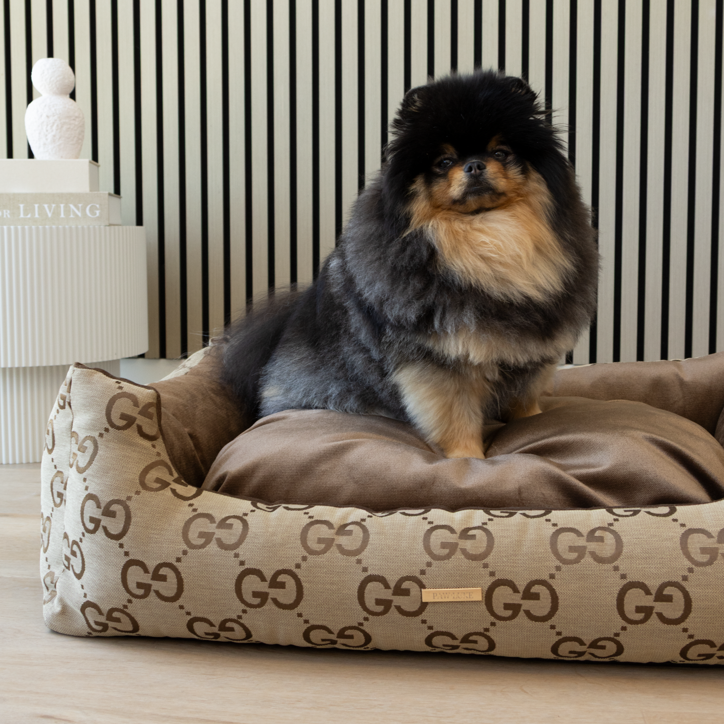 Hondenmand – Square GG Beige