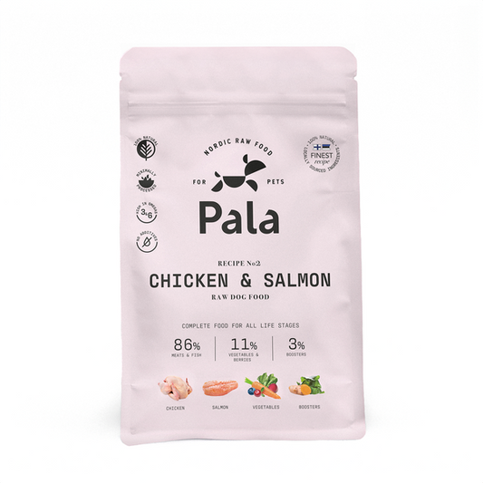 PALA gedroogd hondenvoer - recept # 2 Kip & Zalm