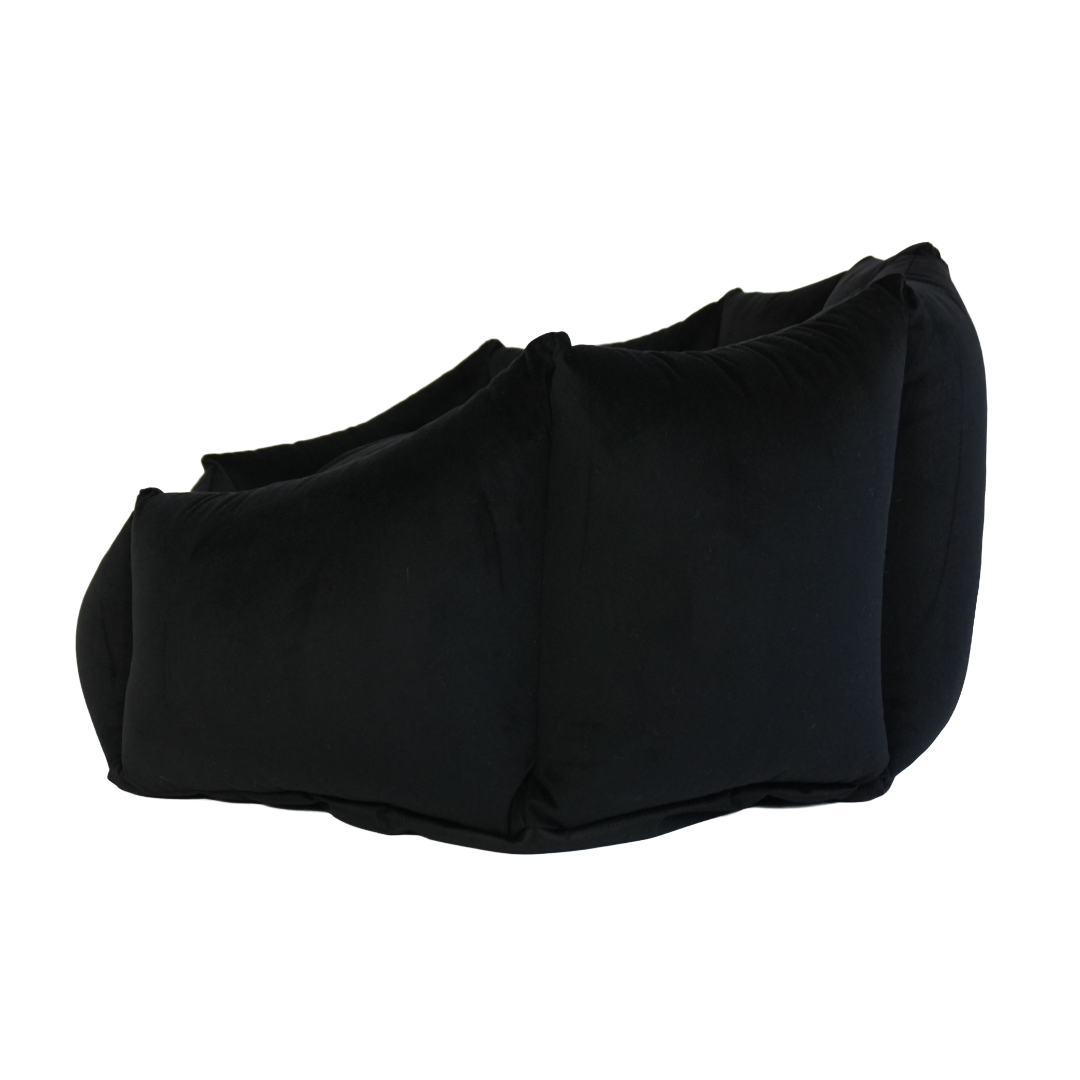 Hondenmand – Shell Zwart Velours