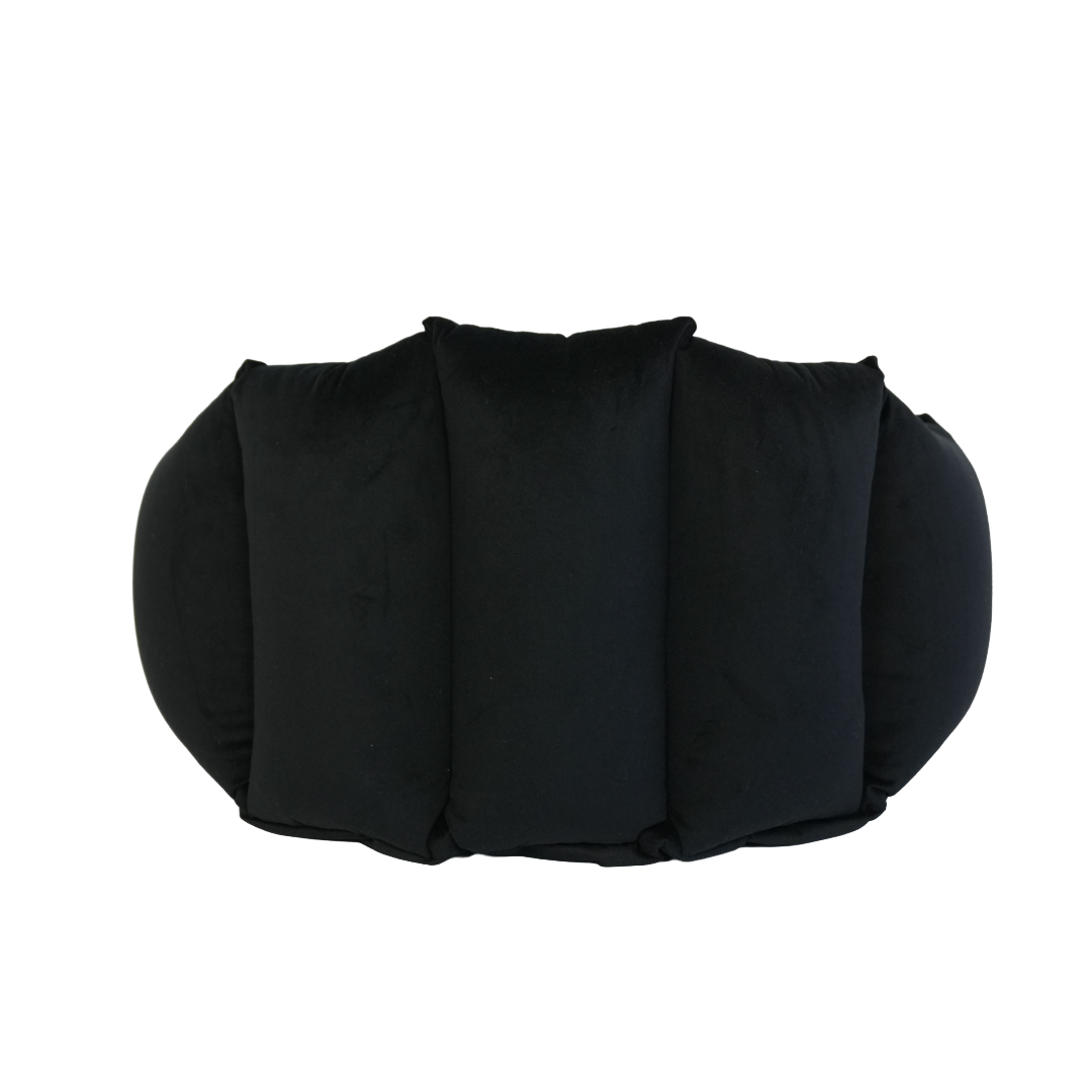 Hondenmand – Shell Zwart Velours